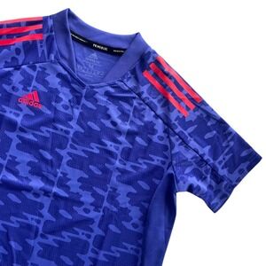 Adidas Primeblue Women M Semi Night FlashScarlet Camo Condivo 21 Football Jersey